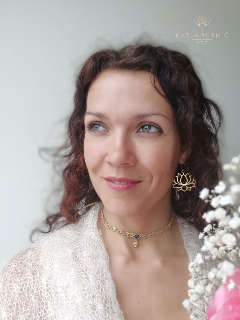 MAKRAME VILINSKA TIARA -LAPISLAZULI - slika 3